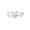 PRINCESS Ring in White Gold