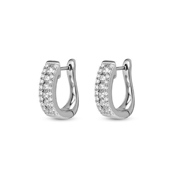 ETERNITY Ethereal Earrings in White Gold