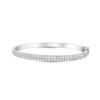 ETERNITY Sleek Bangle in White Gold