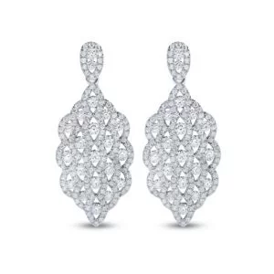 WBG Wedding_Z20056819 LUXE Glam Earrings in White Gold