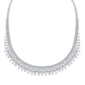 WBG Wedding_Z20058501 LUXE Grandeur Necklace in White Gold