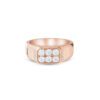 PUISSANCE Men Ring in Rose Gold