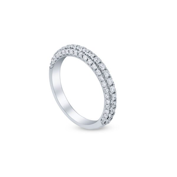 Half-ETERNITY Ring in White Gold