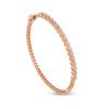Eternity Bangle in Rose Gold