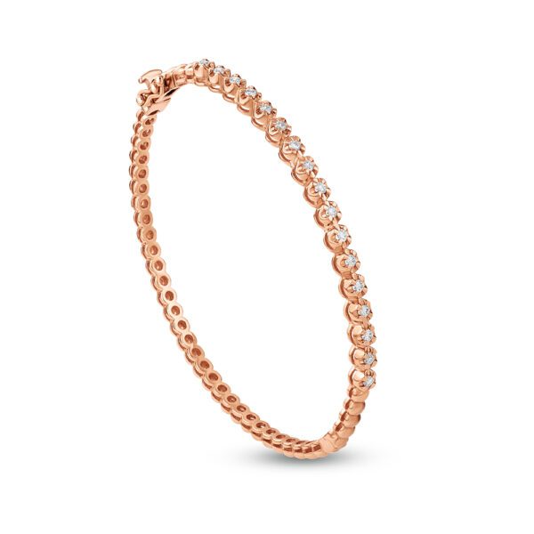 Eternity Bangle in Rose Gold