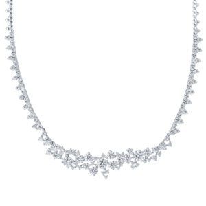 WBG Wedding_ZN0000142 Blooming Spark Necklace in White Gold