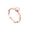 Solitaire Ring in Rose Gold