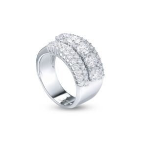 WBG Wedding_ZO0027414-22 LUXE Halo Layer Ring in White Gold