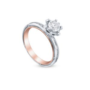 WBG Wedding_ZO0028355-13 Solitaire Ring in Dual-Tone