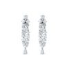 Cascade Earrings in White Gold