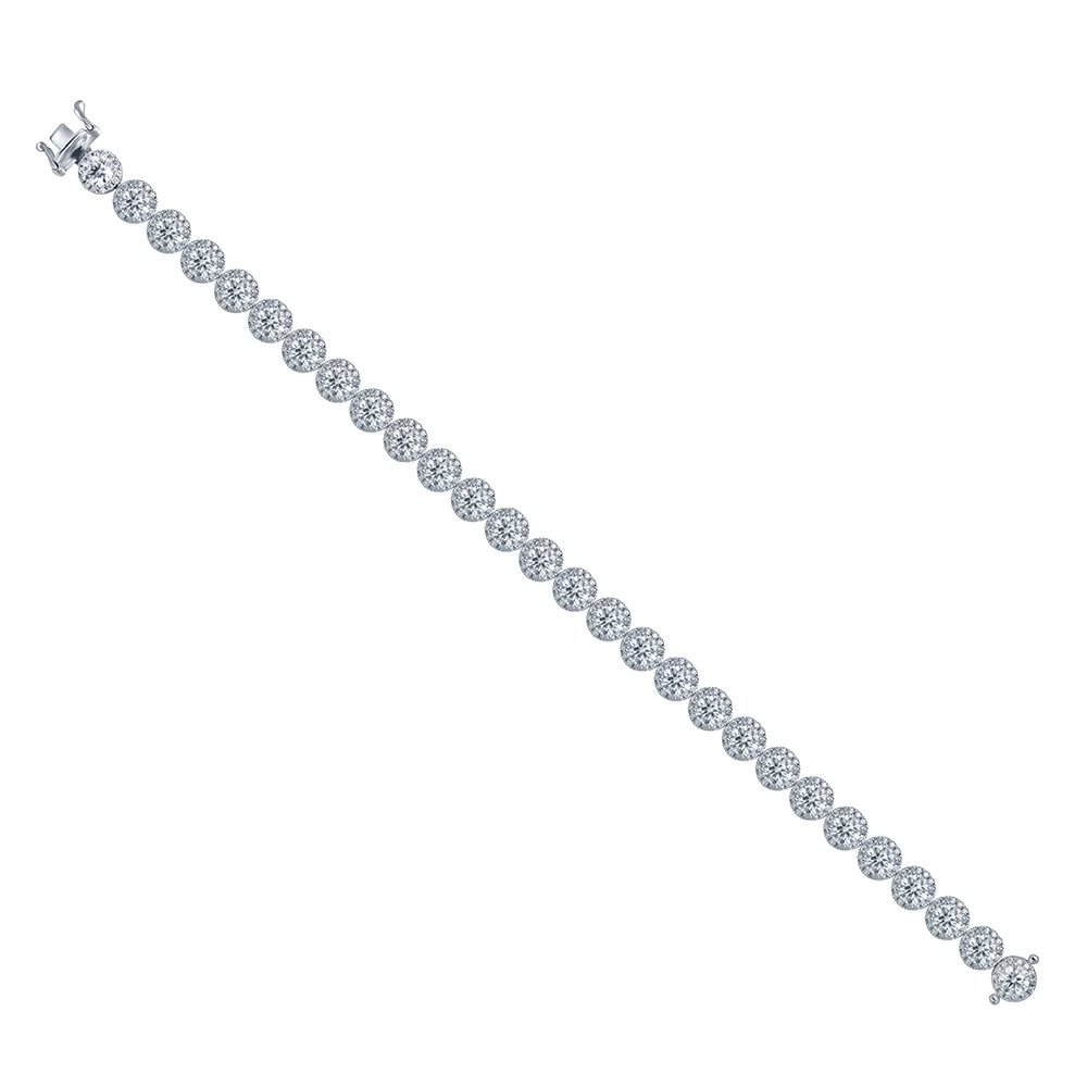 LUXE Gleam Bracelet in White Gold