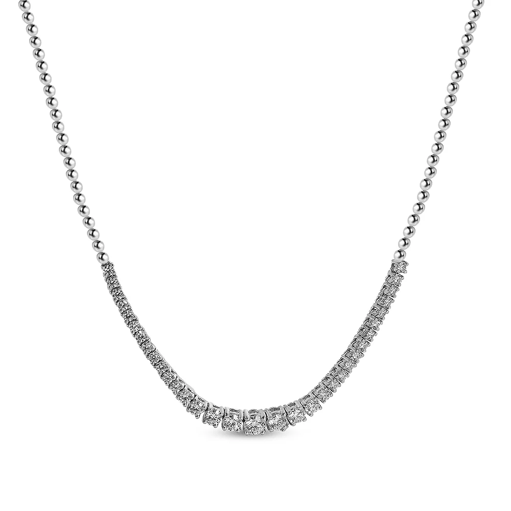 Lucent Necklace in White Gold
