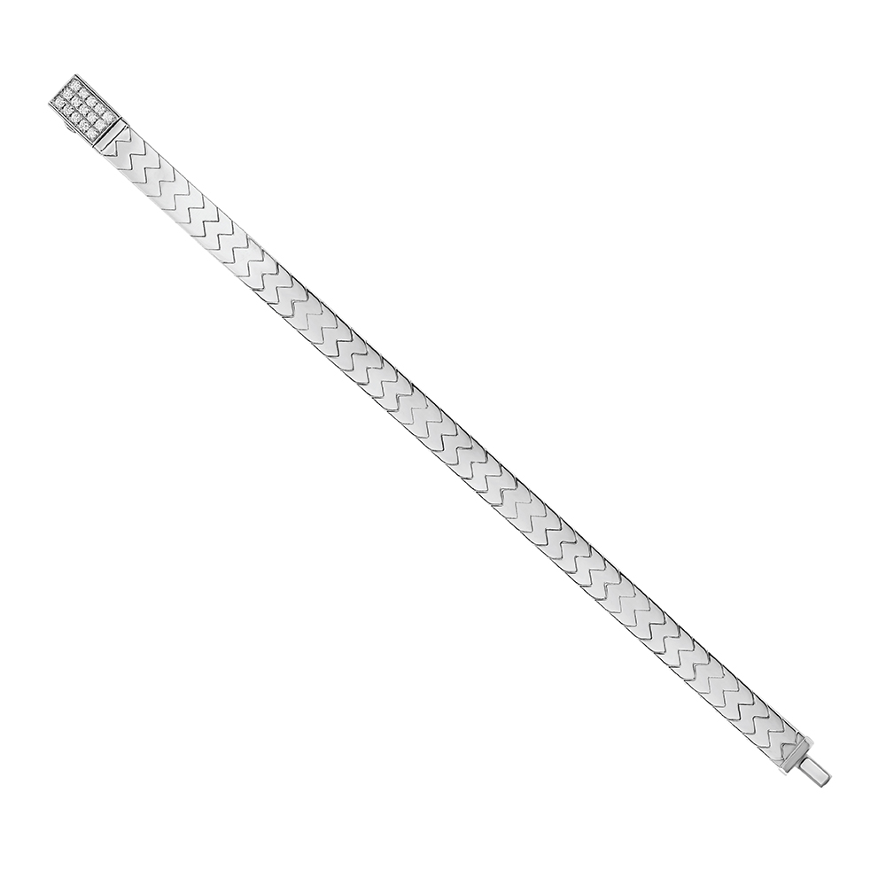 Zeno Platinum Bracelet
