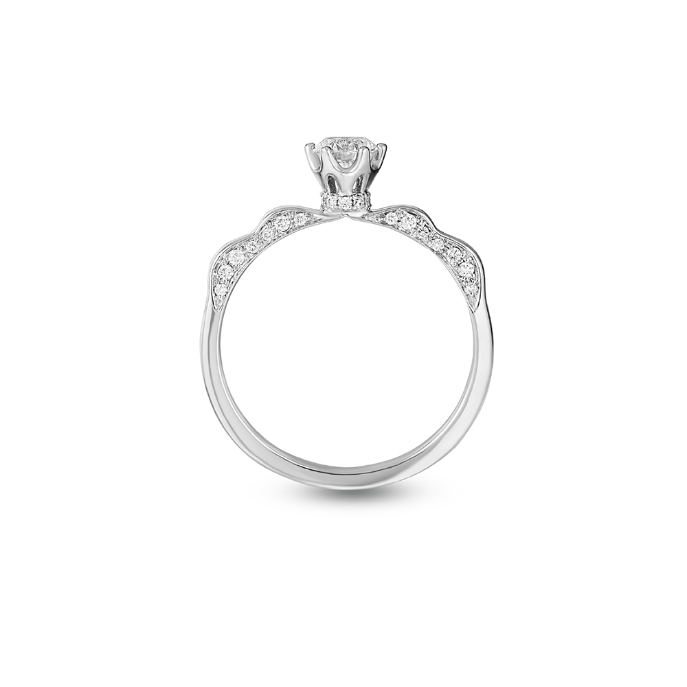 WBG_Z20061944-30 PRINCESS Crowned Blossom Diamond Ring