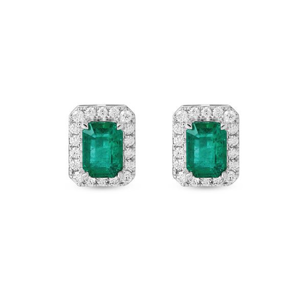 ROYAL Emerald Stud Earrings