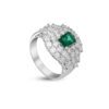 ROYAL Emerald Halo Statement Ring