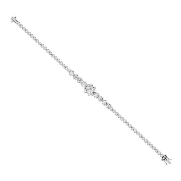 Minimalist Petal Diamond Bracelet
