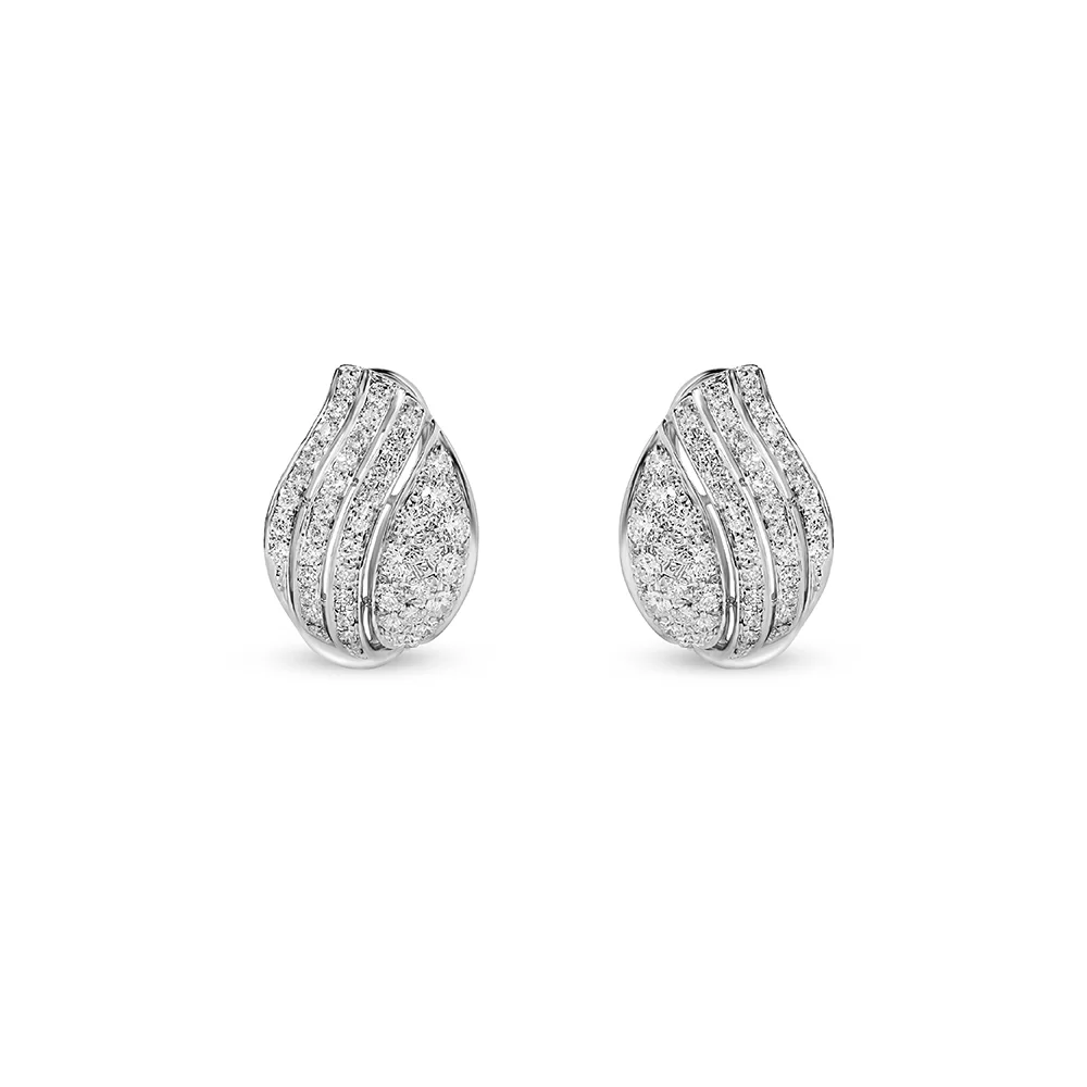 LUXE Teardrop Pavé Earrings