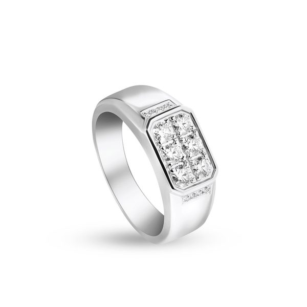 PUISSANCE Noble Ring in White Gold