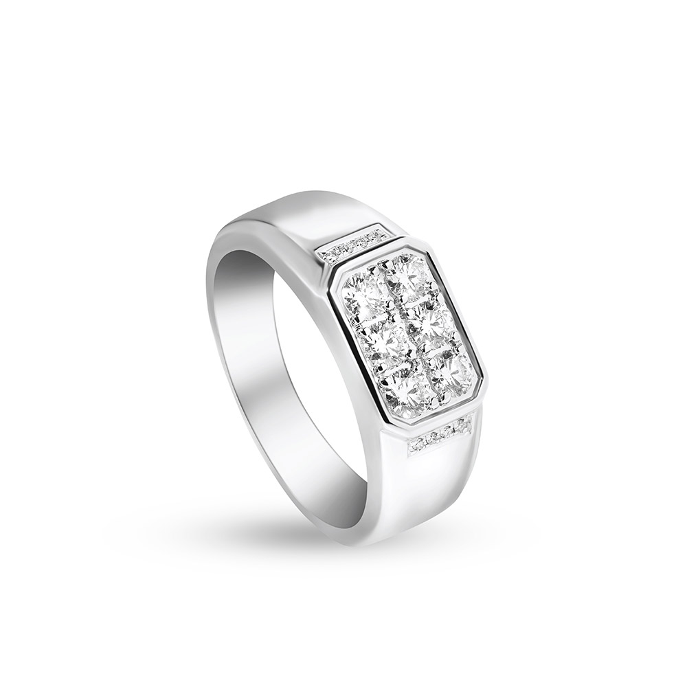 PUISSANCE Noble Ring in White Gold