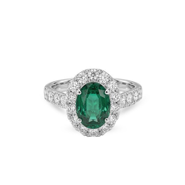 ROYAL Emerald Halo Ring
