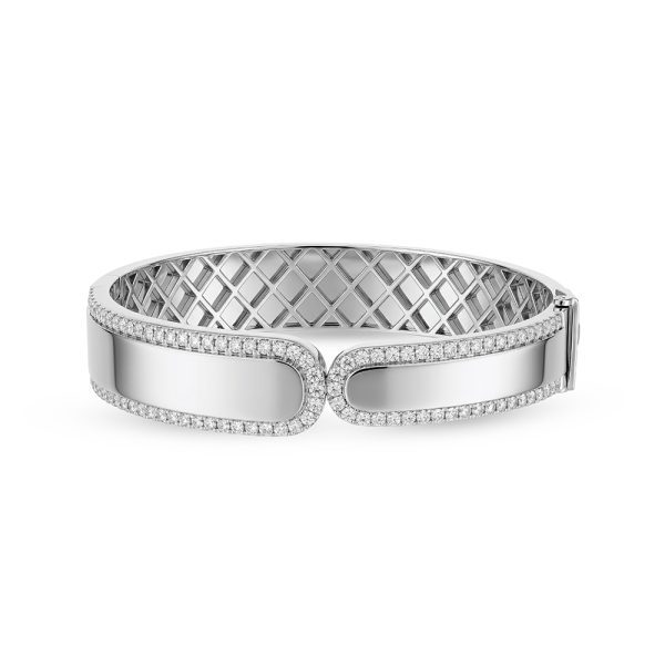 The Mobius Diamond Bangle