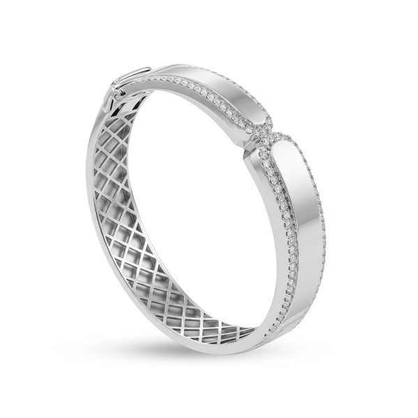 The Mobius Diamond Bangle