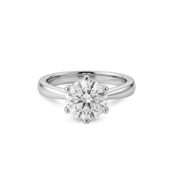 6-Claw Classic Solitaire Ring