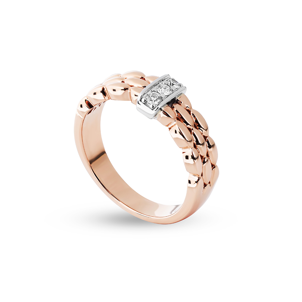 INFINITI Bloom Diamond Ring in Rose Gold