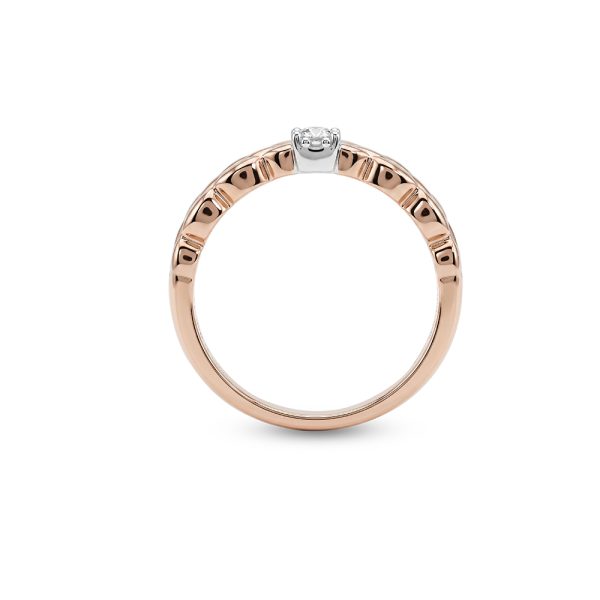 INFINITI Bloom Diamond Ring in Rose Gold